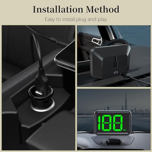GPS Digital Speed Meter with MPH (X1-green-new)