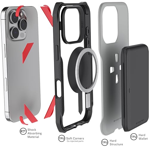 Exec iPhone 16 Pro Wallet Case (iPhone 16 Pro / Gray)