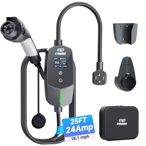 Level 2 EV Charger 24Amp 240V (NEMA 14-30 Plug)