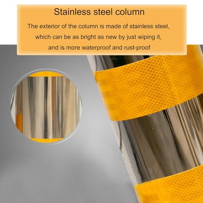 Safety Barrier Bollard (Yellow (3pcs))
