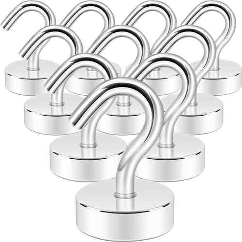 Magnetic Hooks Steel Tube Design for Cruise (Silver / 32lb Magnetic Hooks)