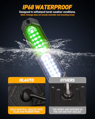 1200T Emergency Strobe Grille Lights (Green/White)
