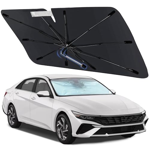 Windshield Sun Shade Umbrella for Hyundai Elantra 2021 (Fit for Hyundai Elantra 2021-2025)