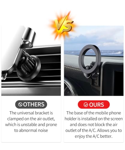 Car Phone Holder for Mercedes (for 16-19 GLC & 15-18 C-Class(7-Inch only))