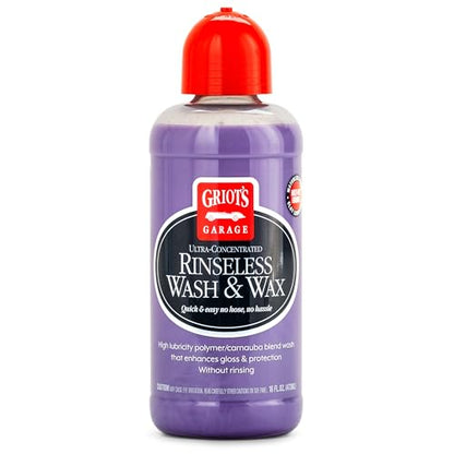 Rinseless Wash and Wax for Car Cleaning and Detailing (16oz)