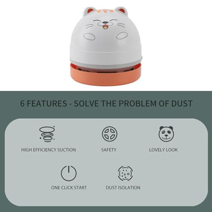 Mini Desktop Vacuum Cleaner AA Battery Powered