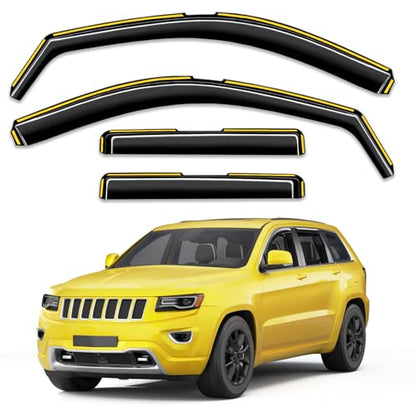 Window Visors Rain Guards for Jeep Grand Cherokee (Fit for 2011-2021 Jeep Grand Cherokee)