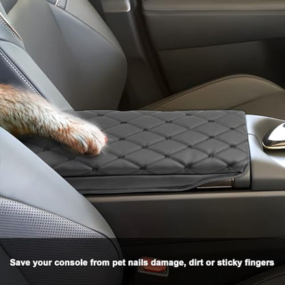 for 2023 2024 2025 Toyota Crown Signia Armrest Cover Pad (23-25 Crown Pad Black Dots)