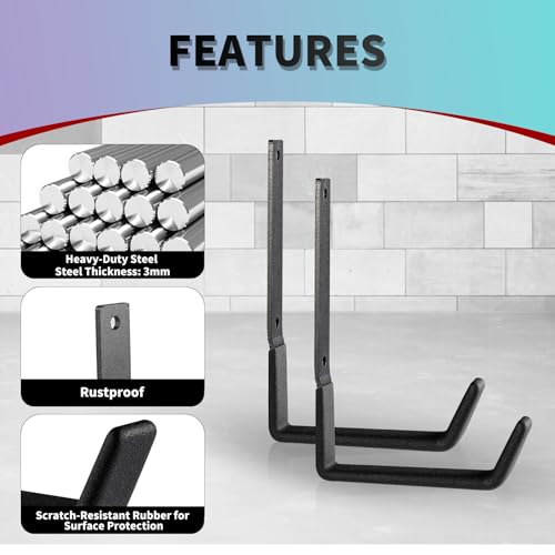 Heavy Duty Wall Hooks (Large)