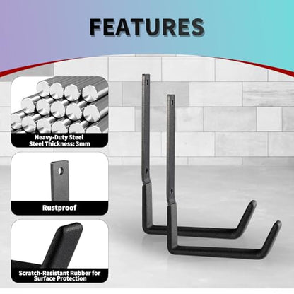 Heavy Duty Steel Hooks (Large)