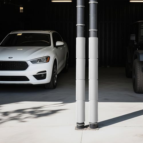 4pcs Basement Pole Wrap 12x14.5 Inch White (White / 15x12)