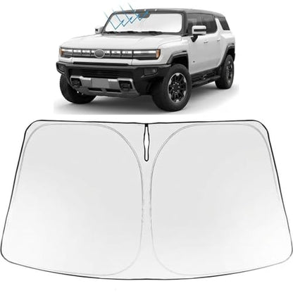 Custom Fit Car Windshield Sun Shade for 2022 (GMC Hummer EV 2022-2026)