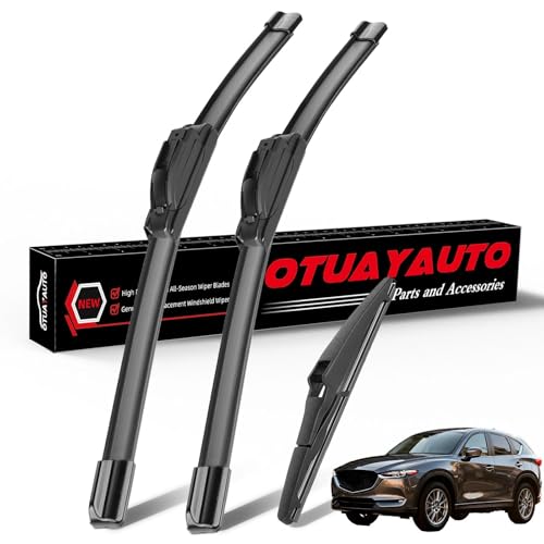 Premium Windshield Wiper Blades (24"+18"+14"(U/J Hook))