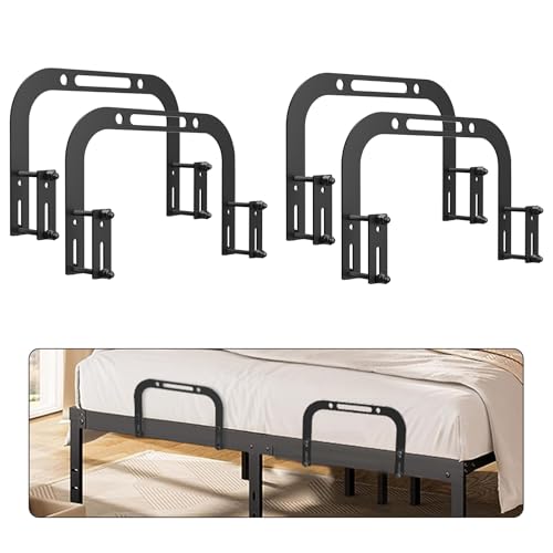 Mattress Retainer Bar Keep Mattress Stopper from Sliding Slide Stopper to Prevent Sliding Holder in Place Gripper (4 Pcs - Regular)