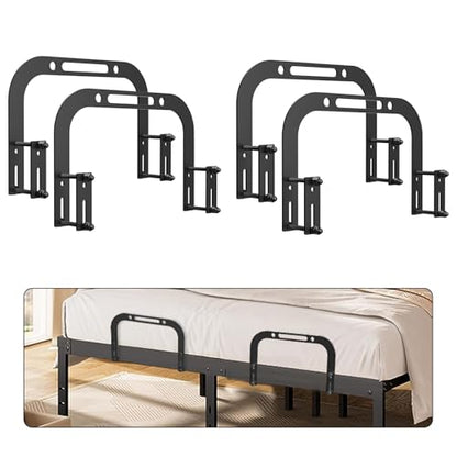 Mattress Retainer Bar Keep Mattress Stopper from Sliding Slide Stopper to Prevent Sliding Holder in Place Gripper (4 Pcs - Regular)