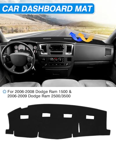Dash Cover for 2006 (63.77*20.86(Dodge Ram 06-09))