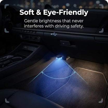 1 PC USB Car LED Ambient Lights (Blue / 1 PC)