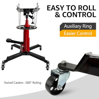 Transmission Jack High Lift 1660 lbs (RED)
