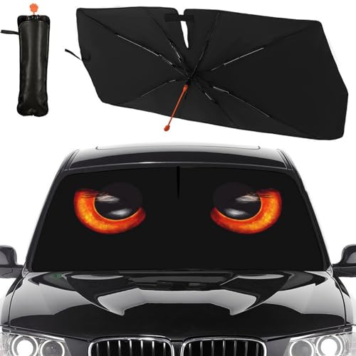 Car Windshield Sun Shade Umbrella (UmbrellaStyle-3 / Expanded: 147 × 75 cm, Folded: 33 × 11 cm)