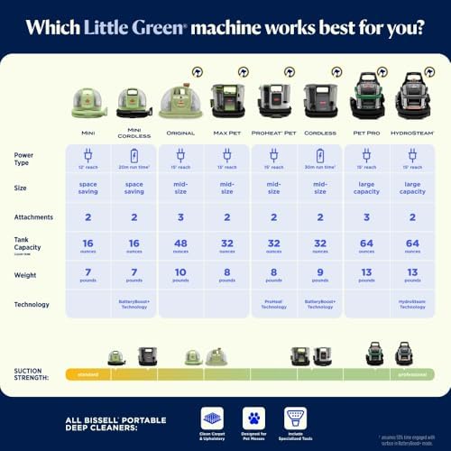 Little Green Mini Portable Carpet Cleaner (Tea Green / Little Green Mini)