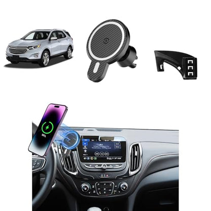 Car Phone Mount for Chevy Equinox 2018 (Equinox 2018-2023 / Magsafe+ Wireless Charger)