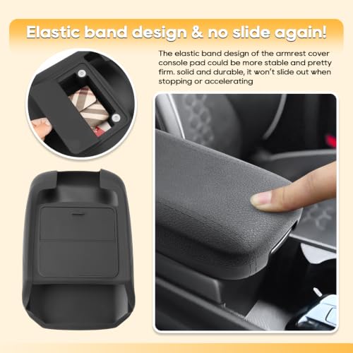 2025 2026 Kia Sportage Silicone Armrest Cover with Armrest Hidden Organizer (8)25-26 Sportage NQ5 Silicone with Box)
