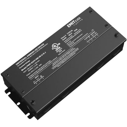 80W 24V 5-in-1 Dimmable LED Driver,AC 110-277V to DC Power Supply (24V 80W)