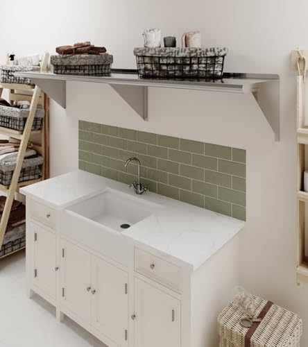 18 in. x 72 in. Stainless Steel Wall Mount Shelf (18 in. x 72 in.)