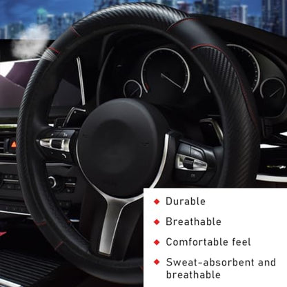 Car Steering Wheel Cover (Black)