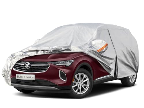 6 Layers Waterproof SUV Car Cover for Buick Envision 2015 (LM-Silver / 12. Custom Fit Buick Envision)
