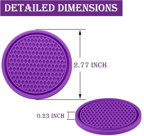 Car Cup Coaster (Purple)