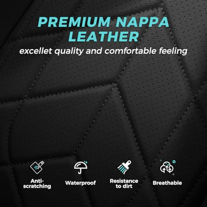 for Honda CRV Seat Covers Custom Fit 2017 (Black / CR-V 2017-2022)