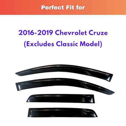Rain Guards Fit for 2016 (2016-2019 Cruze)