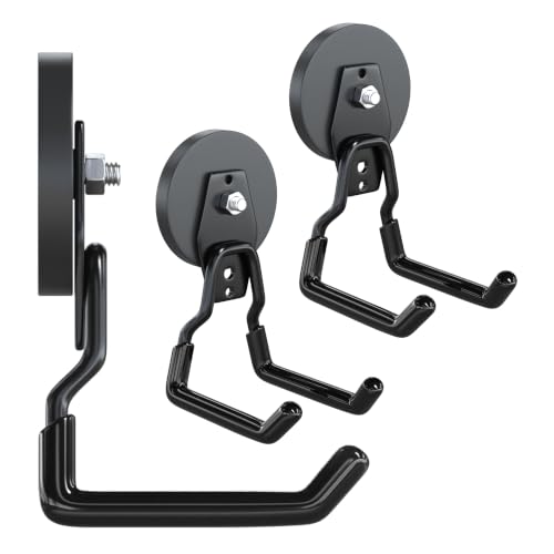 Heavy Duty Magnetic Hooks (2.6"x2-ZSU / Black)