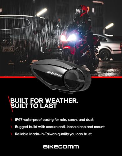 BK S2 Motorcycle Bluetooth Headset Intercom (Single Pack / Black_new)
