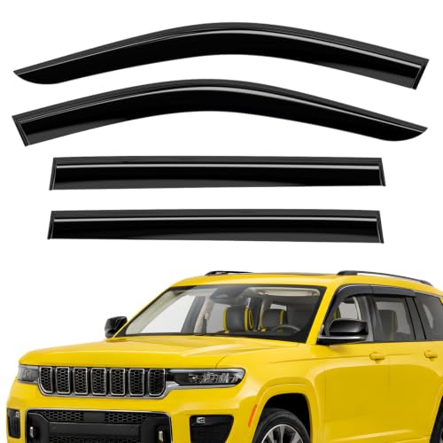Extra Durable Window Wind Deflectors Tape (For Jeep Grand Cherokee L 21-26)
