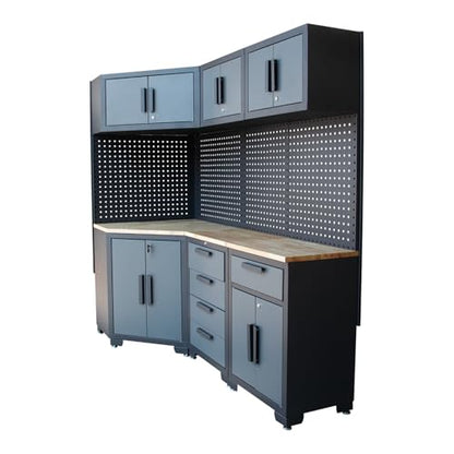 Garage Cabinets and Storage System 8 (Corner)