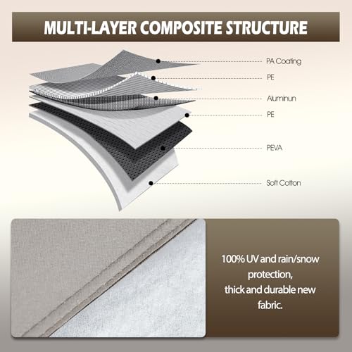 Car Cover Fit for Ford Mustang 1994 (Khaki / Custom Fit for Ford Mustang Chevy Camaro)