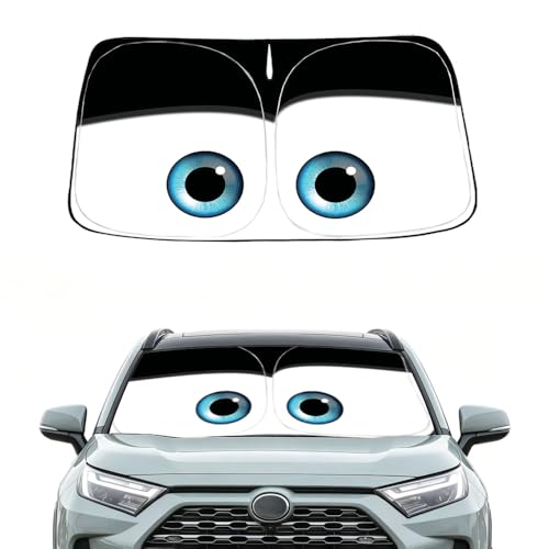 Windshield Sun Shade for Toyota RAV4 2019 (Black / Toyota RAV4 (Custom Fit))