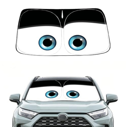 Windshield Sun Shade for Toyota RAV4 2019 (Black / Toyota RAV4 (Custom Fit))