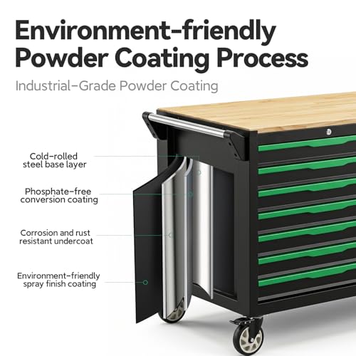 7 Drawers Professional Tool Cart Cabinet (7 Drawers)
