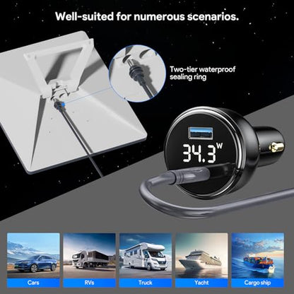 Starlink Mini Car Adapter (10 FT)