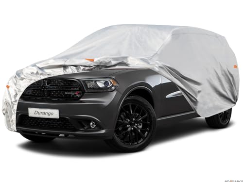 6 Layers Waterproof SUV Car Cover for Dodge Durango 2004 (LM-Silver / 24. Custom Fit Dodge Durango)