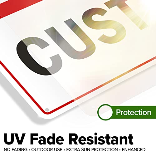 Custom Sign Custom Sign for Business (Header - Horizontal / 10x14 - Aluminum)