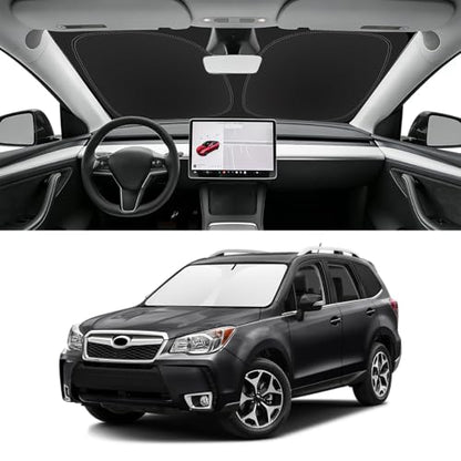 Custom Fit Windshield Sun Shade for Subaru Forester 2014 (for 2013-2018 Subaru Forester)