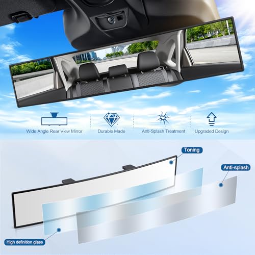 Panoramic Car Rear View Mirrors (16Inch)