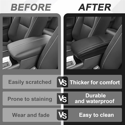 Armrest Cover for Nissan Altima 2019 (34) 19-25 |Altima| Black, Regular)