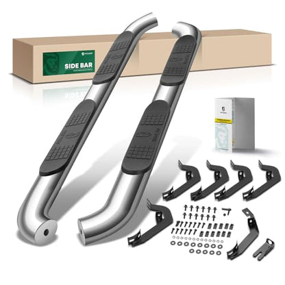 4 Inch Running Boards for Chevy & GMC (Double Cab / 4 Inches)