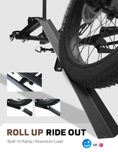 250LBS. Capacity Foldable Aluminum 3 (250 lbs 3-Bike Rack with Ramp)