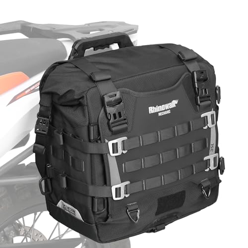 Motorcycle Saddlebag 35L Waterproof (Black 35L)